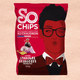 SC Vinaigre VE - 125g x 10 - SO CHiPS Vinaigre échalotes label Qualité Artisan • colis de 10 sachets de 125g 